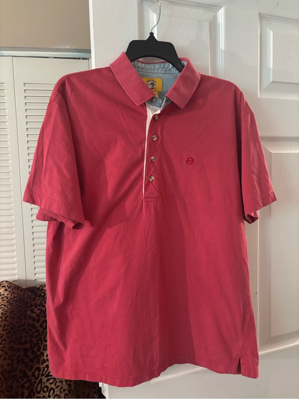 Men's Red Polo Shirt - Classic Short Sleeve